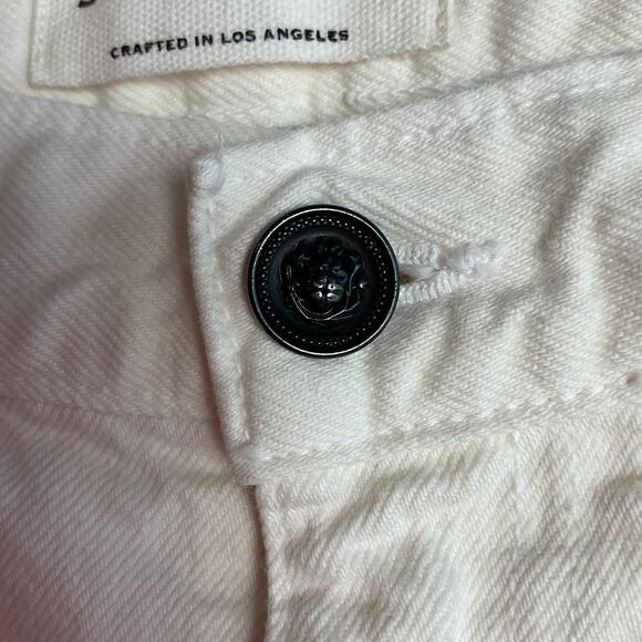 Slvrlake Frankie Womens Premium Denim High Waisted Flare Pure cotton Jeans 31 - Picture 7 of 15